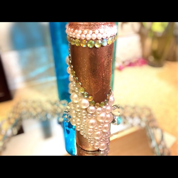 Custom Made Rhinestone Candle - Picture 3 of 5